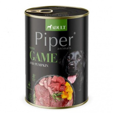 NEW PIPER so zverinou a tekvicou, konzerva pre psy 400 g