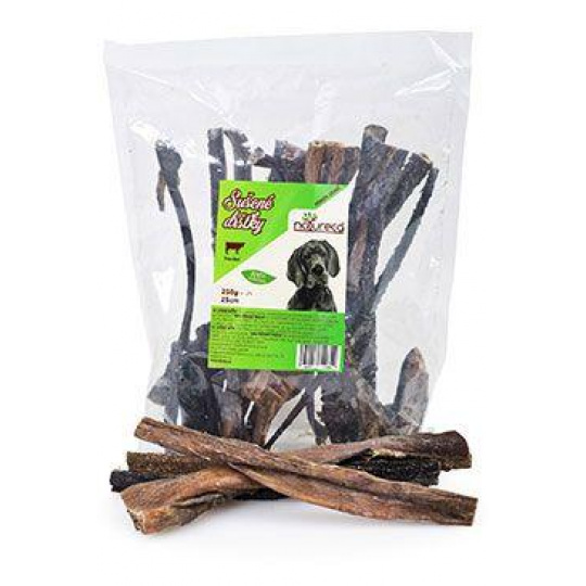 NATURECA pochúťka Hovädzie držky sušené 25cm 250g
