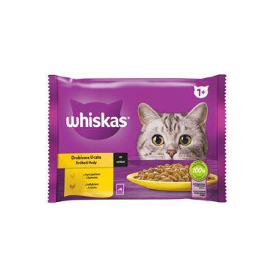 Whiskas kaps. Core drůbeží ve šťávě 4x85g