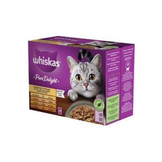 Whiskas kaps. Pure Delight drůbeží výběr v želé 12x85g