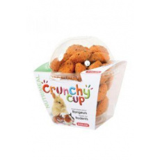 Pochúťka CRUNCHYCUP hlodavec mrkva/ľan 200g Zolux