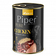 NEW PIPER PURE kura s hnedou ryžou, konzerva pre psy, 400 g