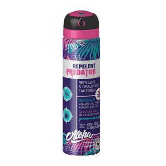 PREDATOR ALOHA repelent spray 90ml SPF30 25%DEET