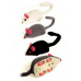 Hračka kočka Myš super rychlá natahovací plyš