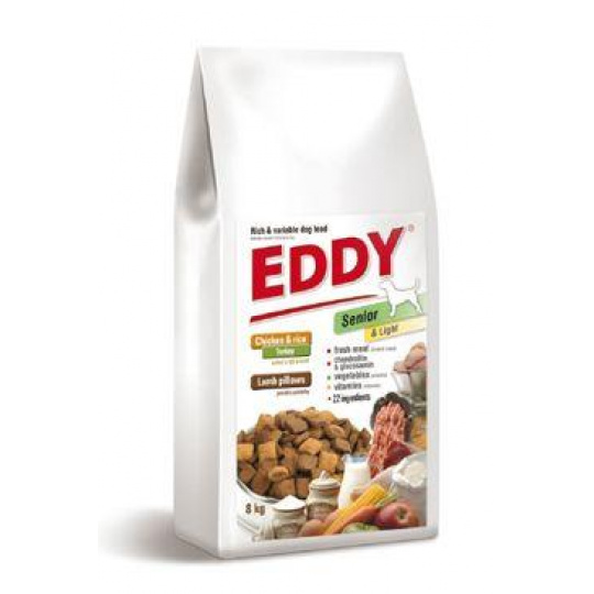 EDDY Senior&Light Breed s mäsovými vankúšikmi 8kg