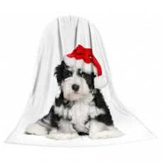 Deka TEXSTAR mikrovlákno 280g 150 x 200 cm, šteniatko vianočné Deka TEXSTAR mikrovlákno 280g 150 x 200 cm, šteniatko vianočné