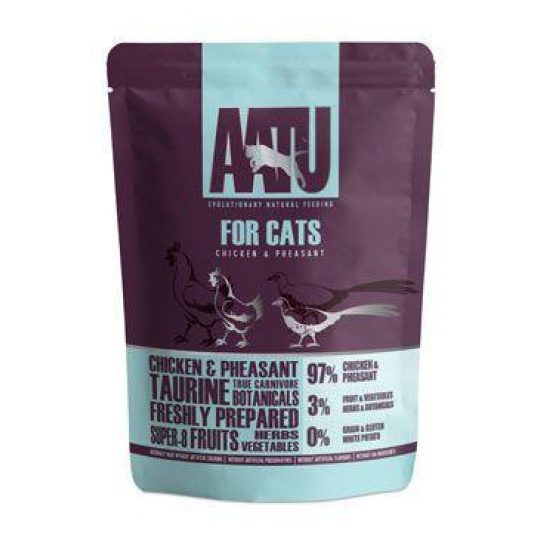AATU Cat Chicken&Pheasant kapsička 85g