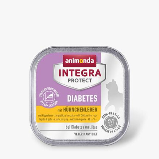 INTEGRA PROTECT Diabet adult s kuřecími játry pro kočky 100 g