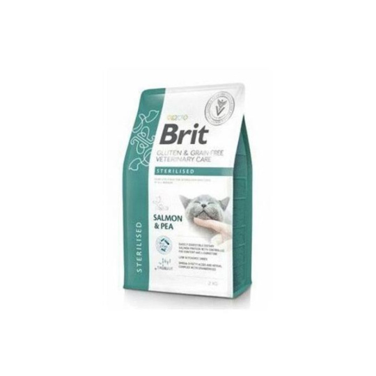 Brit Veterinary Diets GF cat Sterilised 2 kg