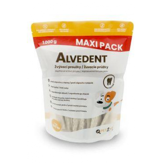 Alvedent Pet2Me žvýkací proužky pro psy 100ks/1kg