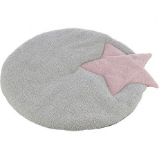 JUNIOR podložka STAR na ležanie pre šteniatka, 55 x 61 cm, sivá/svetlá lila JUNIOR podložka STAR na ležanie pre šteniatka, 55 x 61 cm, sivá/svetlá lila