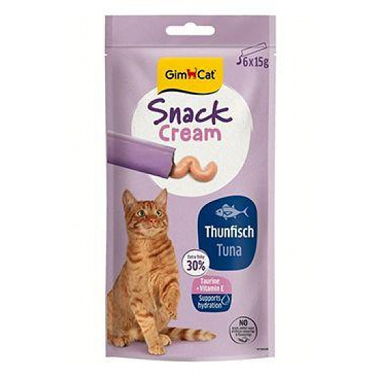 GimCat Snack Cream tuniak 6x15g