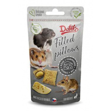 Dafiko plnené vankúšiky pre hlodavce syr 40g