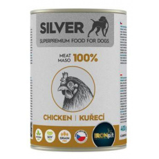 IRONpet Silver Dog konz. Kuracie mäso 400g