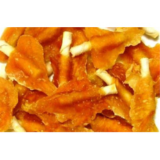 Pamlsok Salač Plátok kurací s kalciovou tyčinkou 6 cm 1 kg