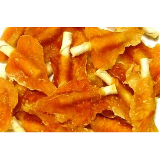 Pamlsok Salač Plátok kurací s kalciovou tyčinkou 6 cm 1 kg Pamlsok Salač Plátok kurací s kalciovou tyčinkou 6 cm 1 kg