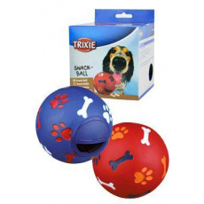 Hračka pes Míč na pamls. pro velkého psa 14cm TR 1ks