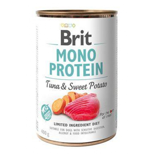 Brit Dog konz Mono Protein Tuna & Sweet Potato 400g