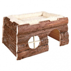Natural Living prírodný drevený dom TILDE 39 x 22 x 29 cm