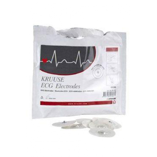 EKG elektródy pre EKG 40ks Kruuse