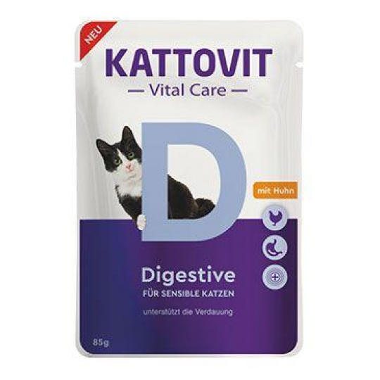 Kattovit Vital Care Digestive kuracie 85g