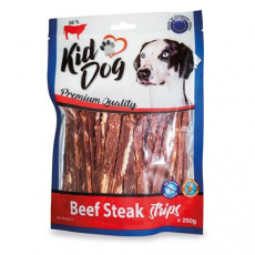 KIDDOG hovädzí steak v prúžku 250 g KIDDOG hovädzí steak v prúžku 250 g