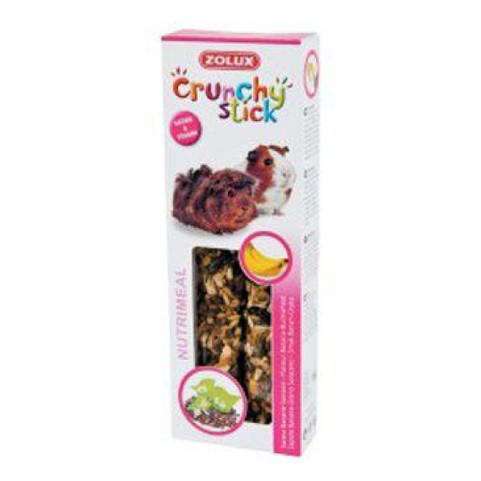 Pochoutka CRUNCHY STICK banán/pohanka pro morče Zolux