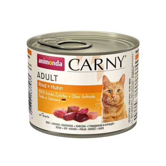 Animonda CARNY® cat Adult hovädzie a kura bal. 6 x 200 g konzerva