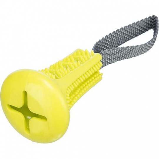 Snack Bell, masážny zvon na maškrty, 11 cm/22 cm, TPR/polyester Snack Bell, masážny zvon na maškrty, 11 cm/22 cm, TPR/polyester