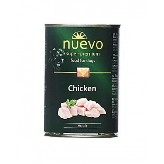 NUEVO dog Adult Chicken bal. 6 x 400 g konzerva NUEVO dog Adult Chicken bal. 6 x 400 g konzerva