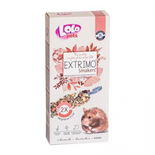 EXTRIMO SMAKERS tyčinky pre škrečky 2ks/100 g
