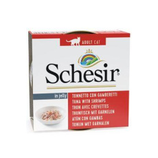 Schesir Cat konz. Adult tuňák/kreveta 85g