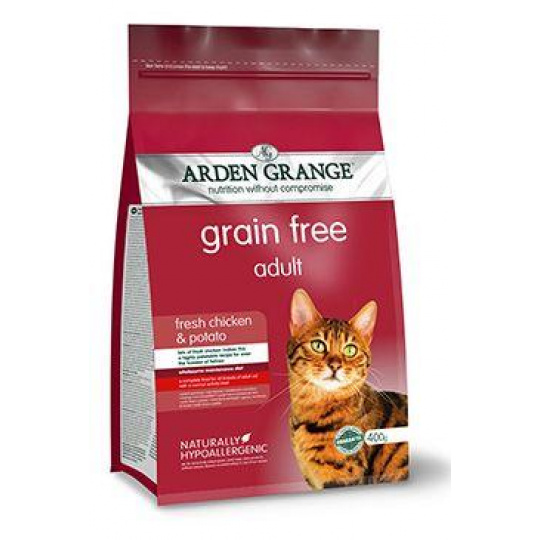 Arden Grange Cat GF Adult s čerstvým kuracím mäsom a zemiakmi 400g Arden Grange Cat GF Adult s čerstvým kuracím mäsom a zemiakmi 400g