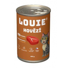 Louie Cat konz. Hovädzie s prebiotikami 400g Louie Cat konz. Hovädzie s prebiotikami 400g