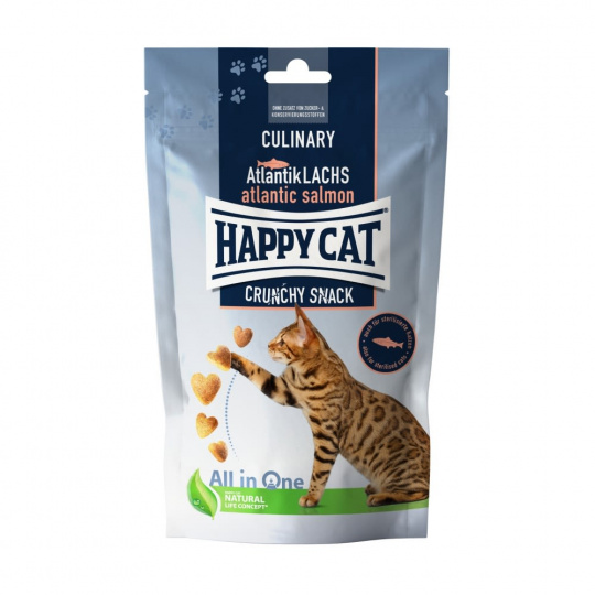 Happy Cat Crunchy Snack Atlantik-Losos 70g
