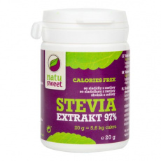 Extrakt zo stévie 97% 20 g - NATUSWEET Extrakt zo stévie 97% 20 g - NATUSWEET