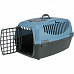 Transportný box CAPRI III, S: 40x38x61cm (max. 12kg), tmavo sivá/modrá