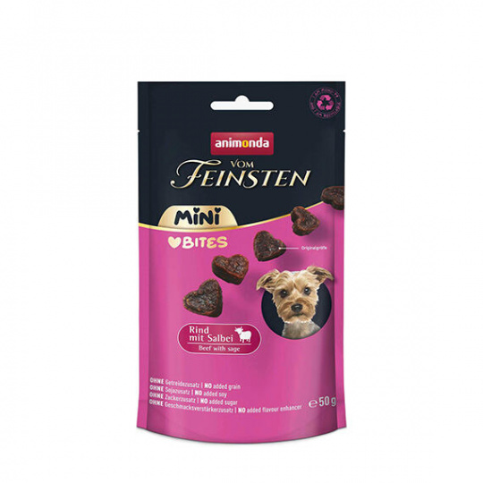 ANIMONDA VF Mini Bites pamlsky - hovězí, šalvěj 50 g ANIMONDA VF Mini Bites pamlsky - hovězí, šalvěj 50 g