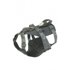 Postroj Hurtta Travel Harness ECO černicový 10-20kg