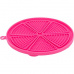 Lick´n´Snack KRUH s prísavkami - podložka na pomalé kŕmenie, 18 cm, TPR/plast, ružová