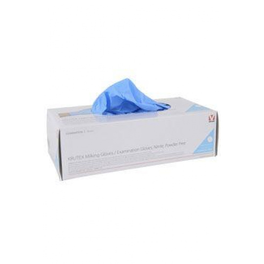Rukavice hniezdo.vyš.KRUTEX Nitril veľ.M/100ks silné