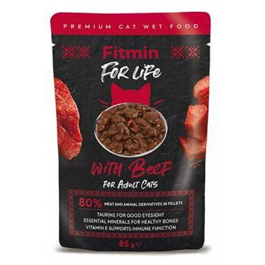 Fitmin FL cat kapsička Hovädzie 85g