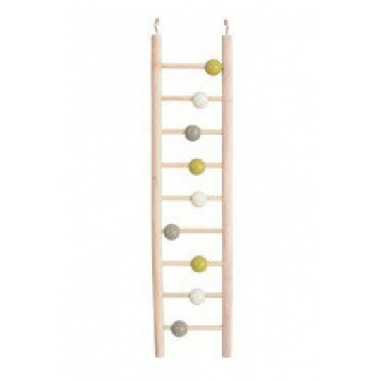 Rebrík pre vtáky drevený 9 priečok 37,5cm Zolux Rebrík pre vtáky drevený 9 priečok 37,5cm Zolux