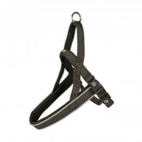 Postroj DUVO+ EXPLOR EAST nylon S 30-40cm/15mm čierny Postroj DUVO+ EXPLOR EAST nylon S 30-40cm/15mm čierny