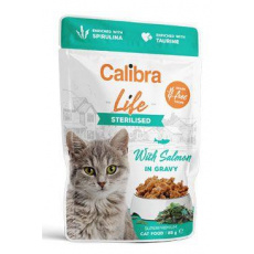 Calibra Cat Life kapsička Sterilised Salmon in gravy 85g Calibra Cat Life kapsička Sterilised Salmon in gravy 85g