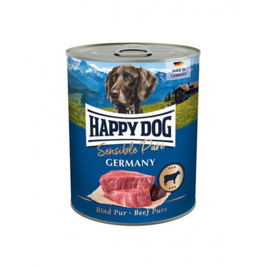 Happy Dog PREMIUM - Fleisch Pur - hovädzie mäso konzerva 800 g Happy Dog PREMIUM - Fleisch Pur - hovädzie mäso konzerva 800 g