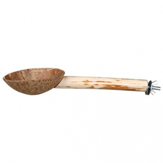 Drevené bidielko s kokosovou miskou 25cm/18mm