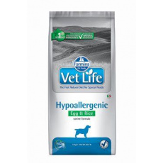 Vet Life Natural DOG Hypo Egg & Rice 12kg Vet Life Natural DOG Hypo Egg & Rice 12kg