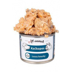ALL ANIMALS konzerva MAČKOPES losos kúsky, 200 g