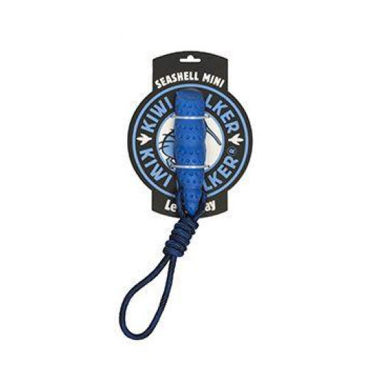 Hračka pes SEASHELL MINI, plávajúca z TPR modrá Kiwi